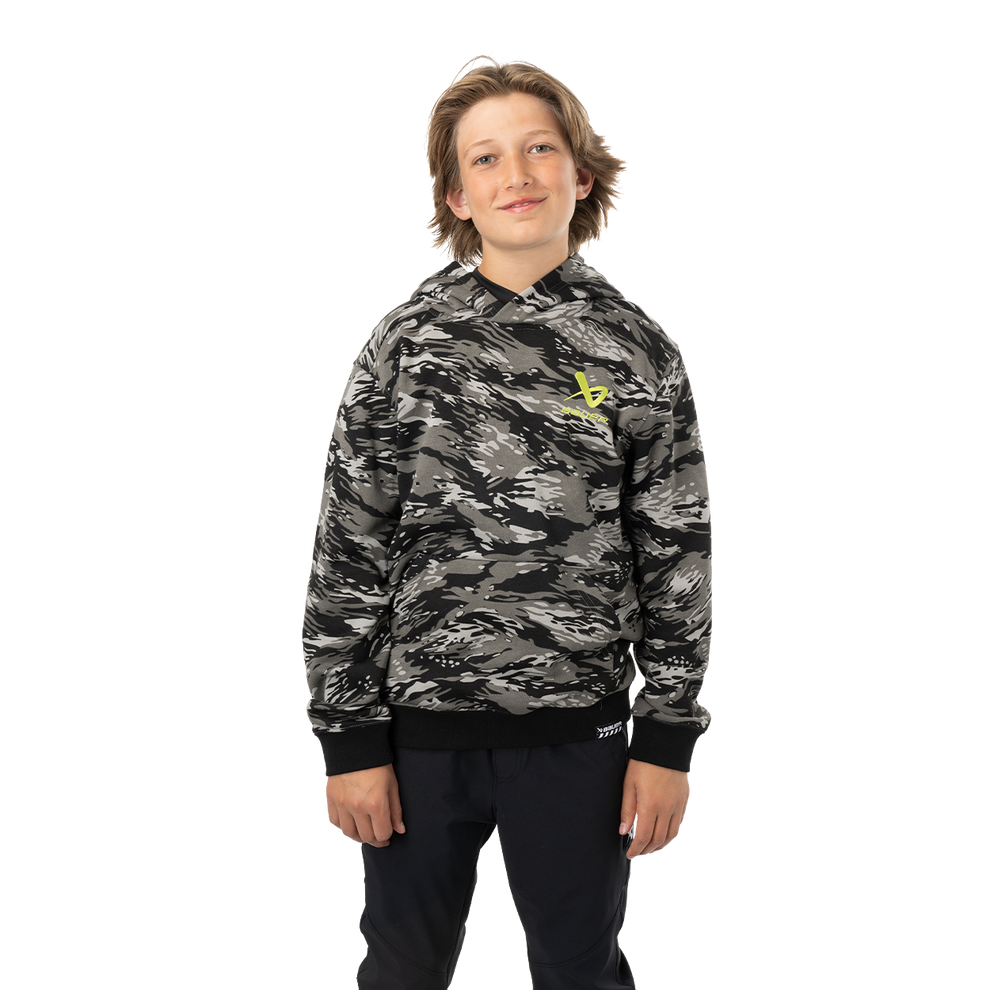 S24 BAUER PAINTED HOODIE CAMO - YOUTH