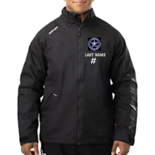 S24 BAUER SUPREME WARMUP JACKET - JR. STARS