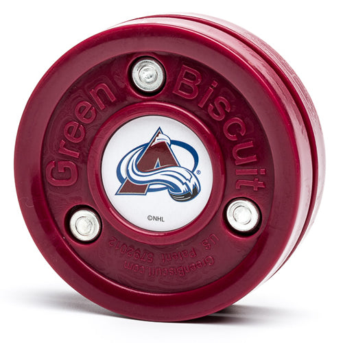 GREEN BISCUIT NHL TEAM PUCK