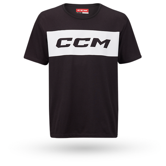 CCM SHIRT - BLACK / WHITE STRIPE - SR XL