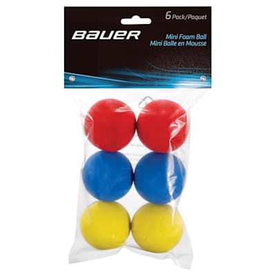 BAUER MINI FOAM BALLS - 6 PK